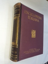 ENCICLOPEDIA ITALIANA TRECCANI VOLUME XXI EDIZIONE 1929 - AAVV- TRECCANI - 1934