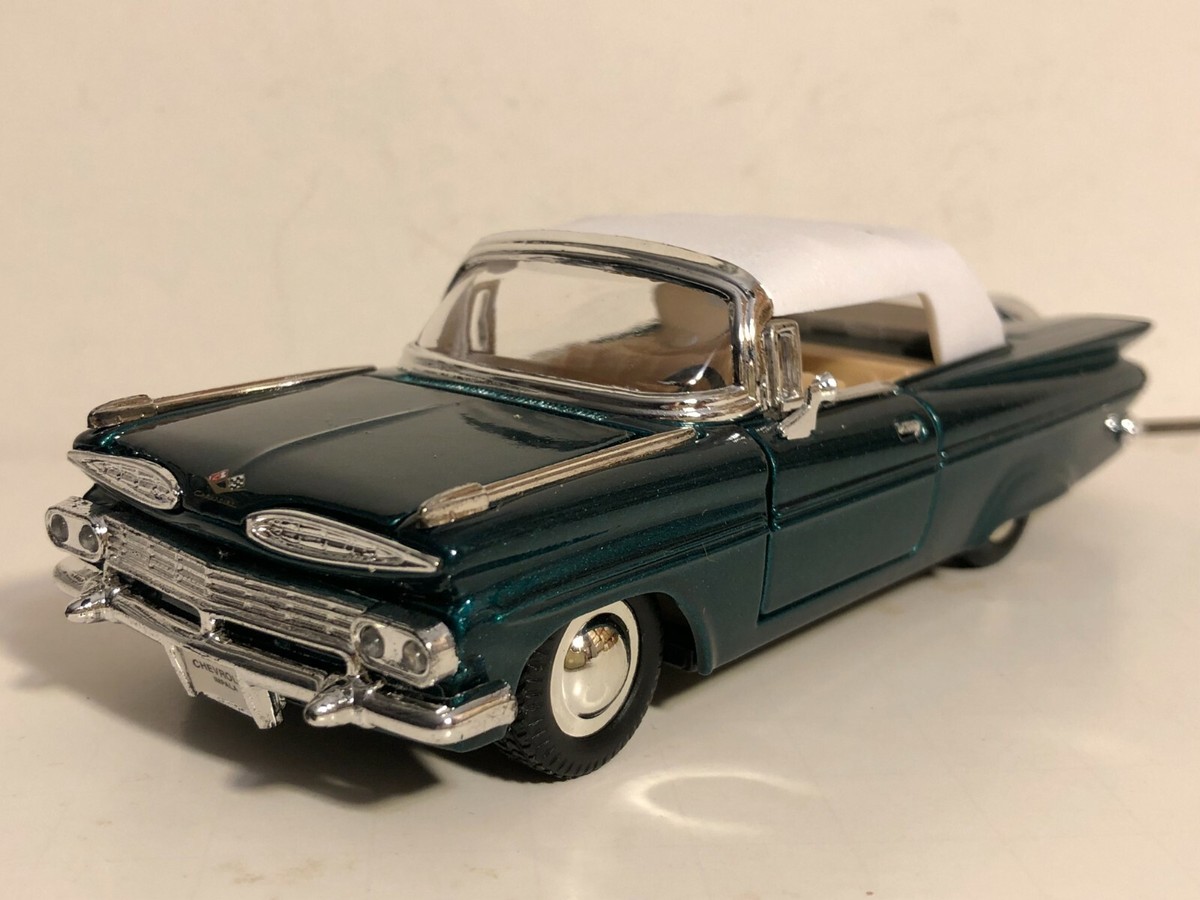 SUNNYSIDE 1959 CHEVY IMPALA GREEN 1:32 DIECAST MODEL CAR 5.5