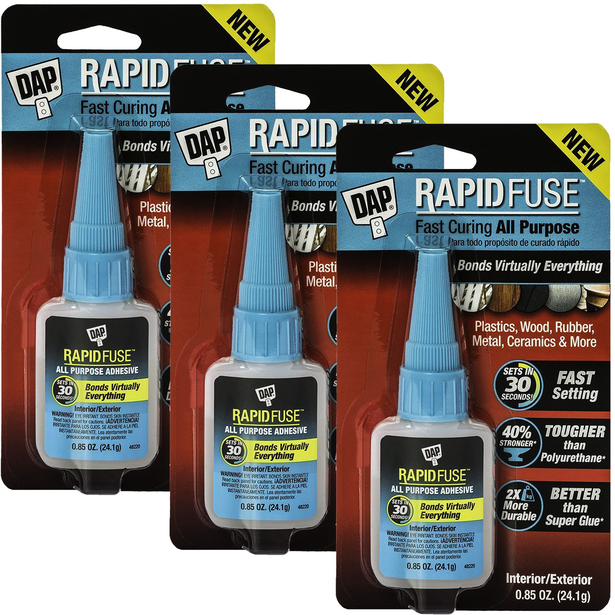 DAP Rapid Fuse All Purpose Glue - 0.85oz Clear -...