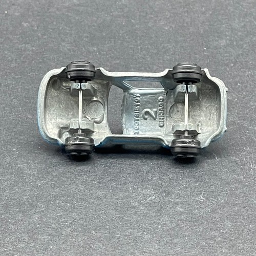 Tootsie Toy 2 Chicago USA Porsche Car Vehicle Blue Diecast 1/87 Scale Loose - Picture 8 of 8