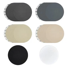 TOOVEM 6 Inch Wet Dry Sanding Discs 40PCS Assorted Grit Wood Metal Sanding Polis