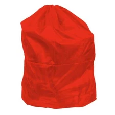 Lavish Home Jumbo Sized Nylon Laundry Bag in Red (Pack of 3)