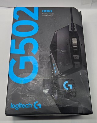 Logitech - G502 HERO Wired Optical Gaming Mouse w/ RGB Lighting - Wired - Black