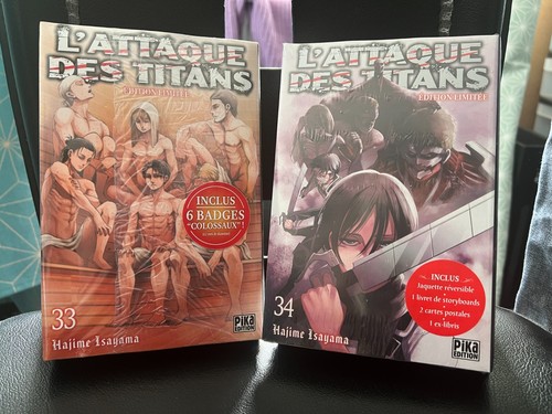 Mangas L'Attaque des Titans Tome 33 et 34 Collector Neufs | eBay
