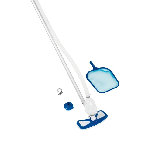 Bestway Pool Reinigungsset Bodensauger Kescher Skimmer Schwimmbad Becken Plflege - Bild 1 von 7