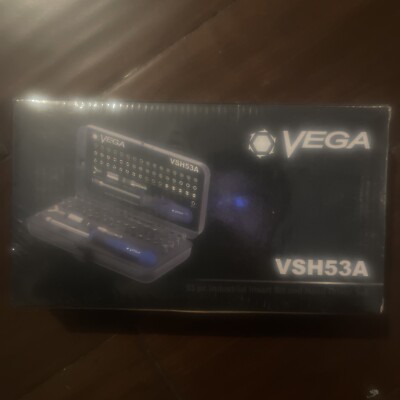 Vega Industries VSH53A  53Pc Industrial Screwdriver Bit & Hand Driver Set