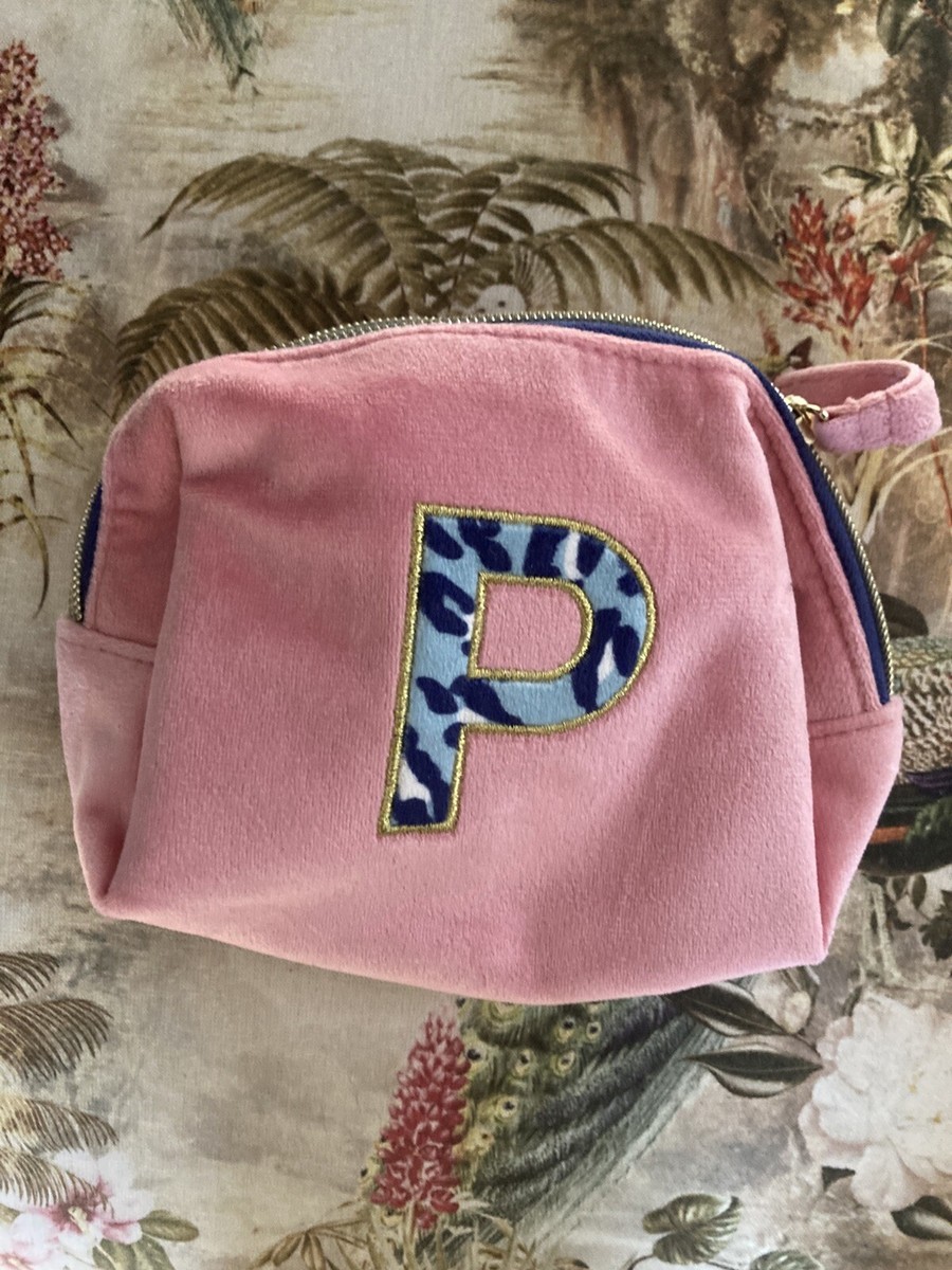 Girls M&S Pink Letter P Pouch With Handle UK