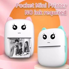 Mini portable Bluetooth pocket cat thermal printer for photo ,label printing