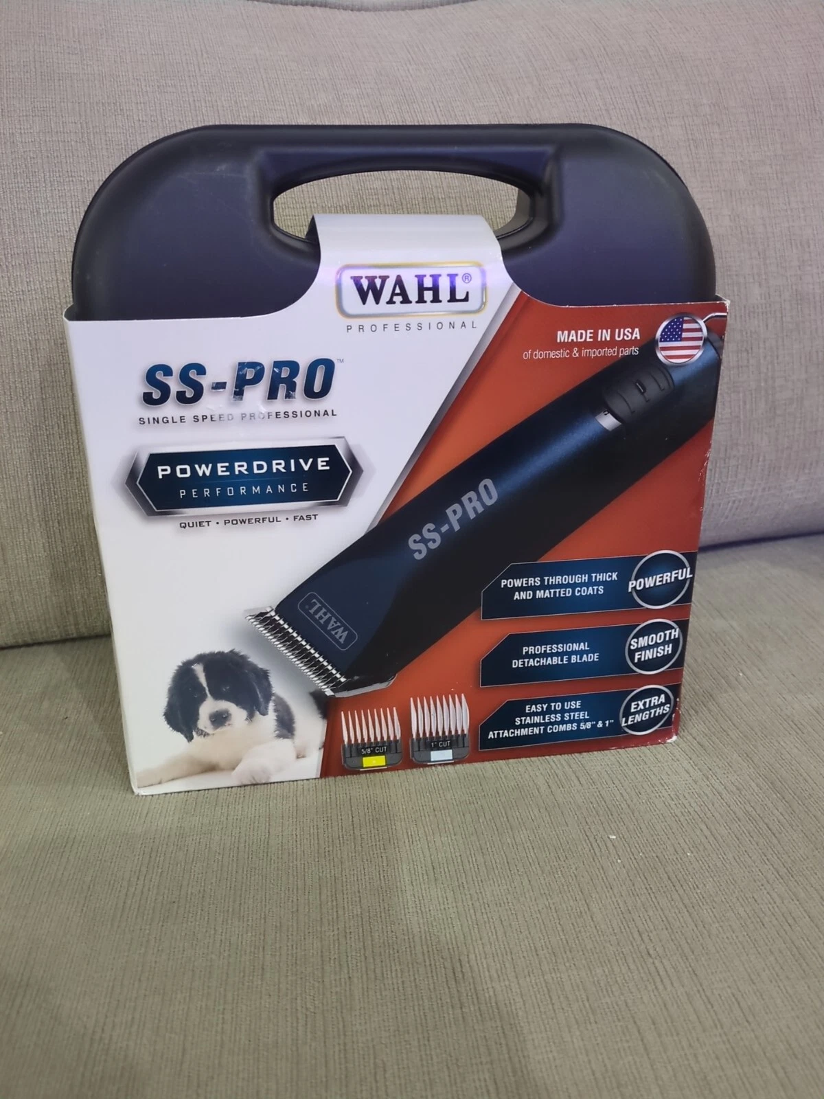 WAHL Pet Products SS-PRO Model 9777 Professional Grooming Kit US Made New Sealed