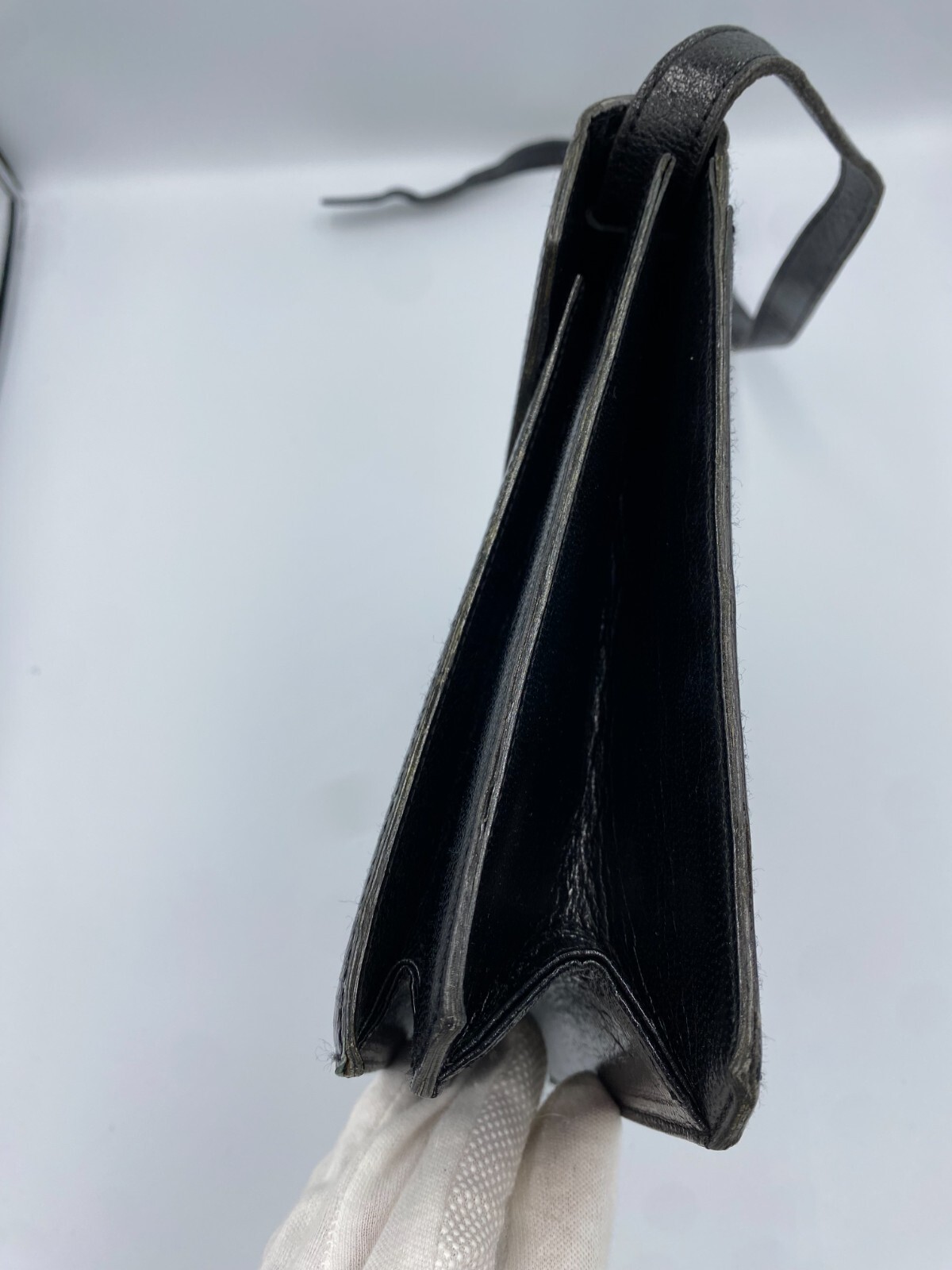 SAINT LAURENT Borsa a tracolla SaintLaurent nera pochette