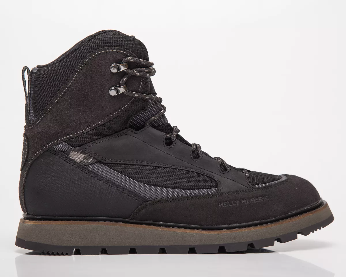 Helly Hansen Peak One Men's Black Concrete Casual Lifestyle Winter Boots Shoes