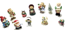 Lot of 11 pieces Hallmark Miniatures Wide Range of Years See Photos and List