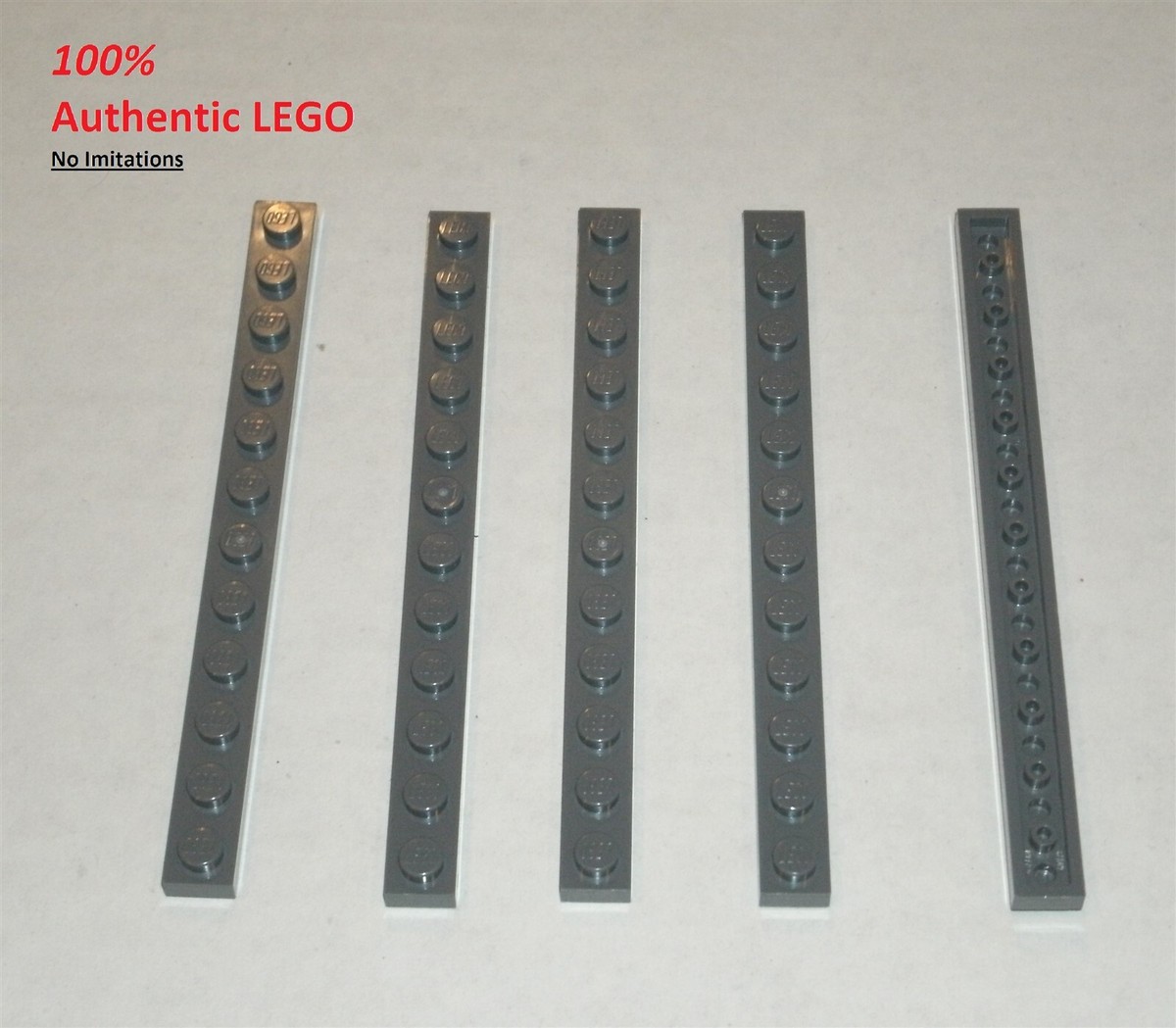 LEGO NEW 1x12 Dark Stone Grey Plate (5x) 6133611 Brick 60479 | eBay