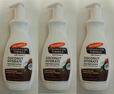 Image of 3 X Palmers Coconut Oil Formula Coconut Hydrate Body Lotion 400ml (Pack of 3)