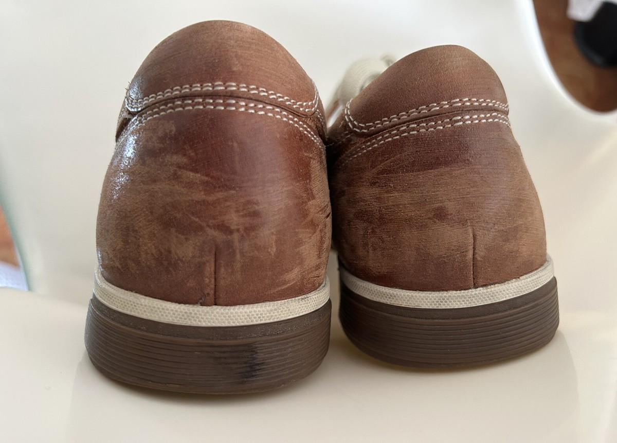 Cole Haan Nike Air Men\'s Shoes Brown 9.5 Cole Haan Mens Size 9.5 M Brown Leather NikeAir Casual Lace  main image 2