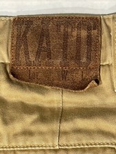 Hiroshi Kato Chino Pants Men’s 31x27 Slim Straight Tan Khaki Cotton Made in USA