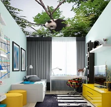 3D Panda Tree 681 WallPaper Murals Wall Print Decal Wall Deco AJ WALLPAPER Zoe