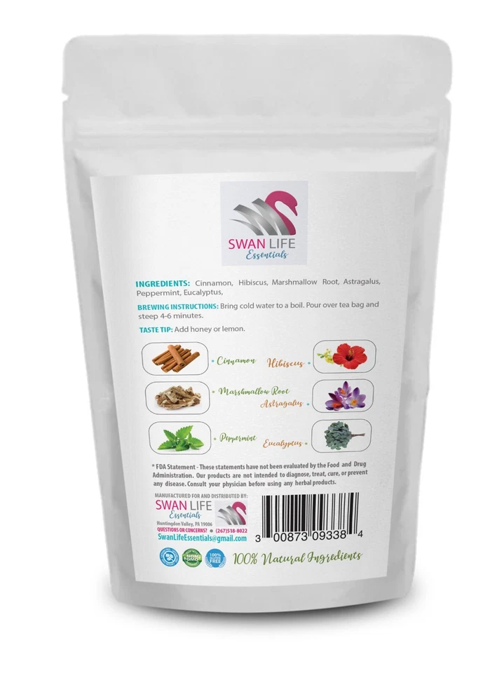 Soporte respiratorio - TÉ LIMPIEZA PULMONAR - Soporte respiratorio resfriado gripe 1 Pack Foto 2 de 4