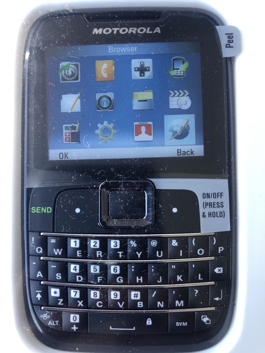 Motorola MOTOGO EX431G - Black ( TracFone ) Cellular Phone