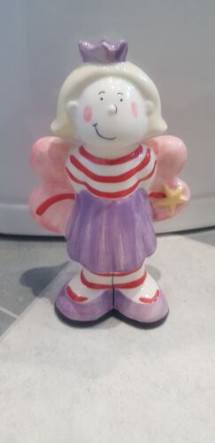 Kids Ceramic Princess Fairy Piggy Bank - New