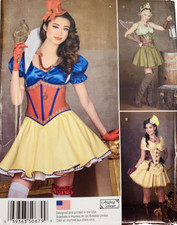 Simplicity S0679 Princess Fairy Costume Pattern Petticoat Corset 6 8 10 12 14