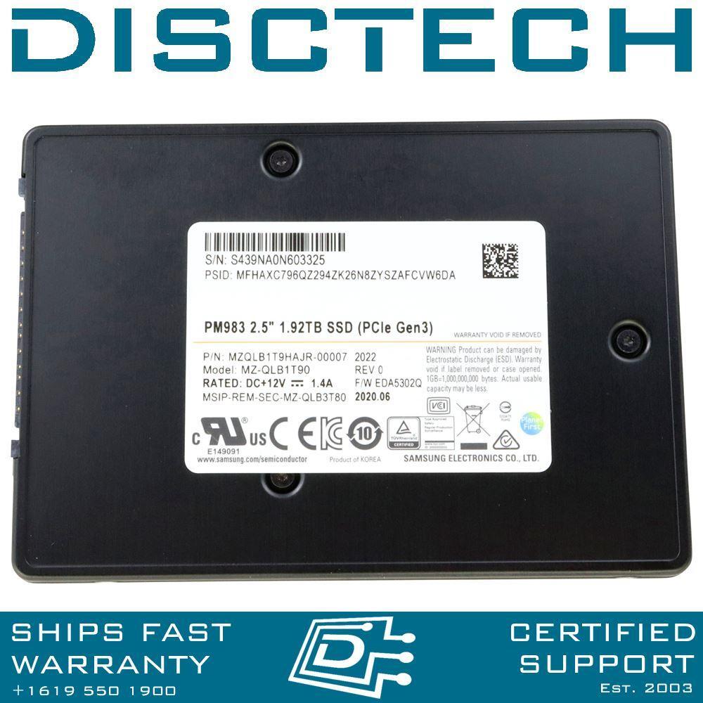 Pcie Pm983 Dwpd NEW Samsung Mixed Use PCIe NVMe SSD PM983 MZ