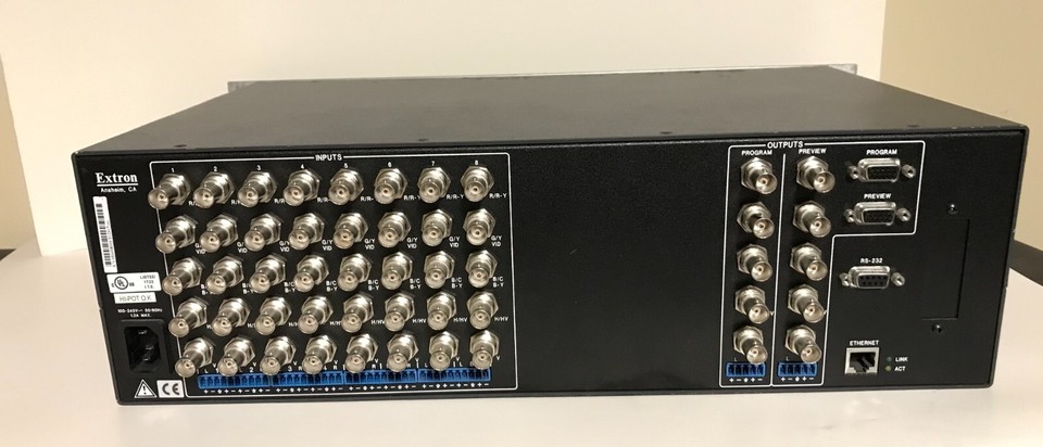 Extron ISS 108 Integration Seamless Video Switcher - 8 Component In | eBay