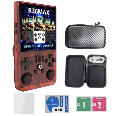 R36 Max Retro Game Console   720p HD  4'' IPS, Linux OS, 64 or 128GB Storage