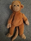 Vintage 1996 Ty Beanie Baby Bongo the Monkey
