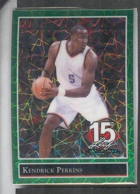 Kendrick Perkins 92B-96 2025 Leaf 15th Anniv. National Green Lazer 3/6