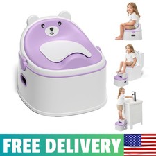 3-In-1 Toddler Potty Training Toilet For Boys  Girls - Convertible Potty Chair