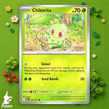 Chikorita 8/217 Eroi Ascesi Pokemon TCG Card Erba Singola Trading Card