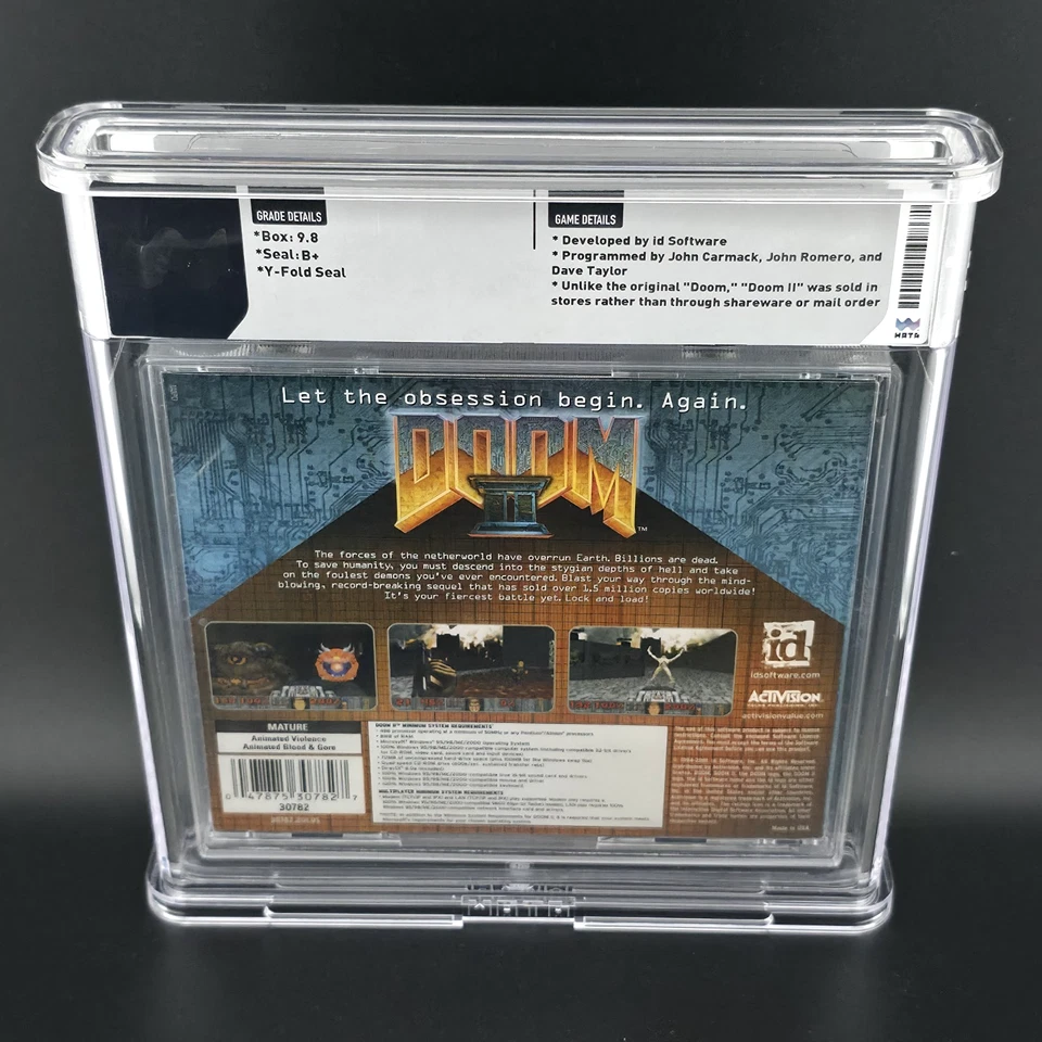 Doom II, WATA 9.8 B+ / ~VGA 95 GOLD - Image 2 of 4