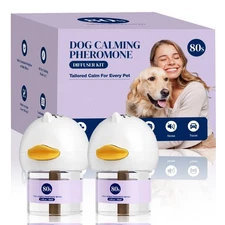 Calming Diffuser for Dog, Dog Pheromones Calming Plug in Diffuser, Stop Peein...