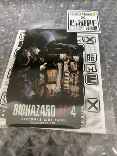 B-Side Label Sticker Capcom Collaboration Seal Resident Evil Re 4 Arms ...