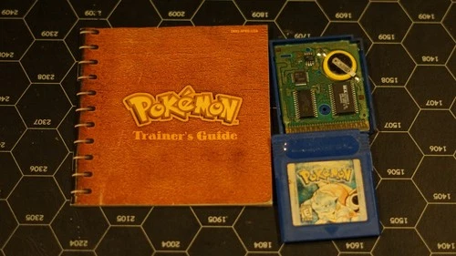 Pokemon Blue Gameboy Game with Manual