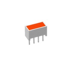 AVAGO HLMP-2300 LED Lichtbalken, 3,81x8,89mm, rot, 20mA, RM2,54