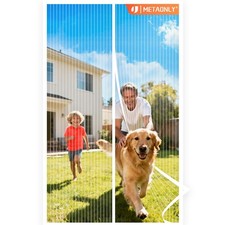 METAONLY Magnetic Screen Door Mesh Fits 36" x 80" Door Curtain Size 38" x 82...