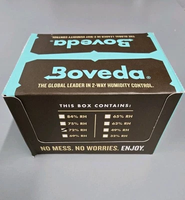 Boveda 72% RH 2-Way Humidity Control - Protects & Restores - Size 60 - 12 Count - Image 1 of 2