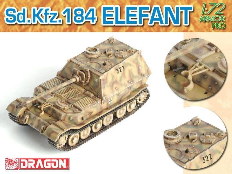 DRAGON 1/72 SD.KFZ.184 ELEFANT - Immagine 4 di 4