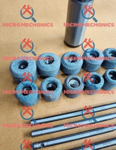 Honda Valve Seat Grinder Stone kit Thread 7/16" + 1x Holder + 6x Pilot + Dresser - Foto 7 di 20