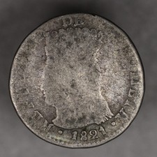 1821 Colombia Silver 1 Real