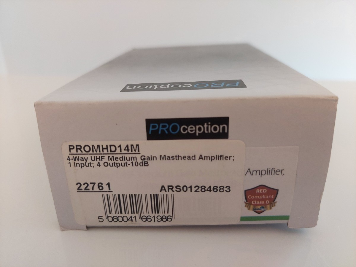 PROception Dual mode Way Outdoor UHF (TV) Signal Amplifier PROMHD14R