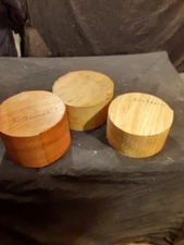 3 Pc 3 Species Dry Varity Pack  Bowl Blanks  Lathe Turning  Lumber   NOV140
