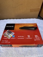Sony Progressive Scan CD and DVD Player Brand New in Black | DVP-SR210P