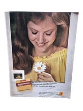 1981 Kodak Kodachrome Color Film Vintage Print Ad Daisy Flower Photography