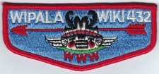Boy Scout OA Flap Wipala Wiki Lodge 432 S-2