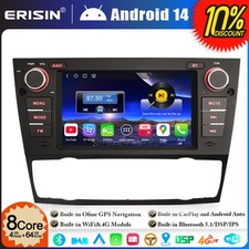 64GB DAB+ Android 14 Autoradio GPS CarPlay BT per BMW Serie 3 E90 E91 E92 E93 M3