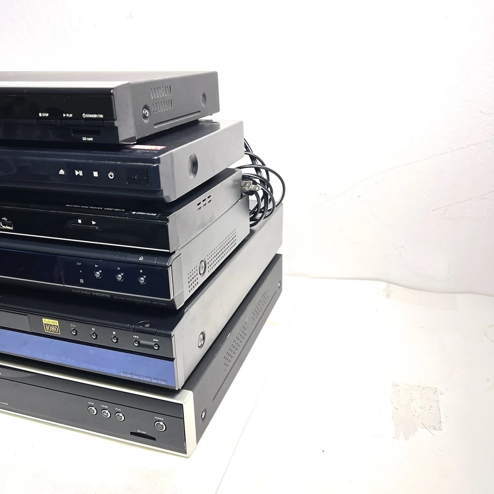 Lote de 6 reproductores Blu-Ray DVD 2x Sony 1x Magnavox LG Panasonic Insignia *Para pieza Foto 2 de 4