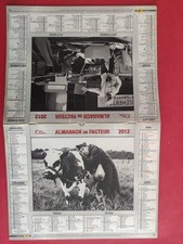 CALENDRIER ALMANACH DES POSTES PTT  2012 FERNANDEL BOURVIL Nord Pas-de -Calais
